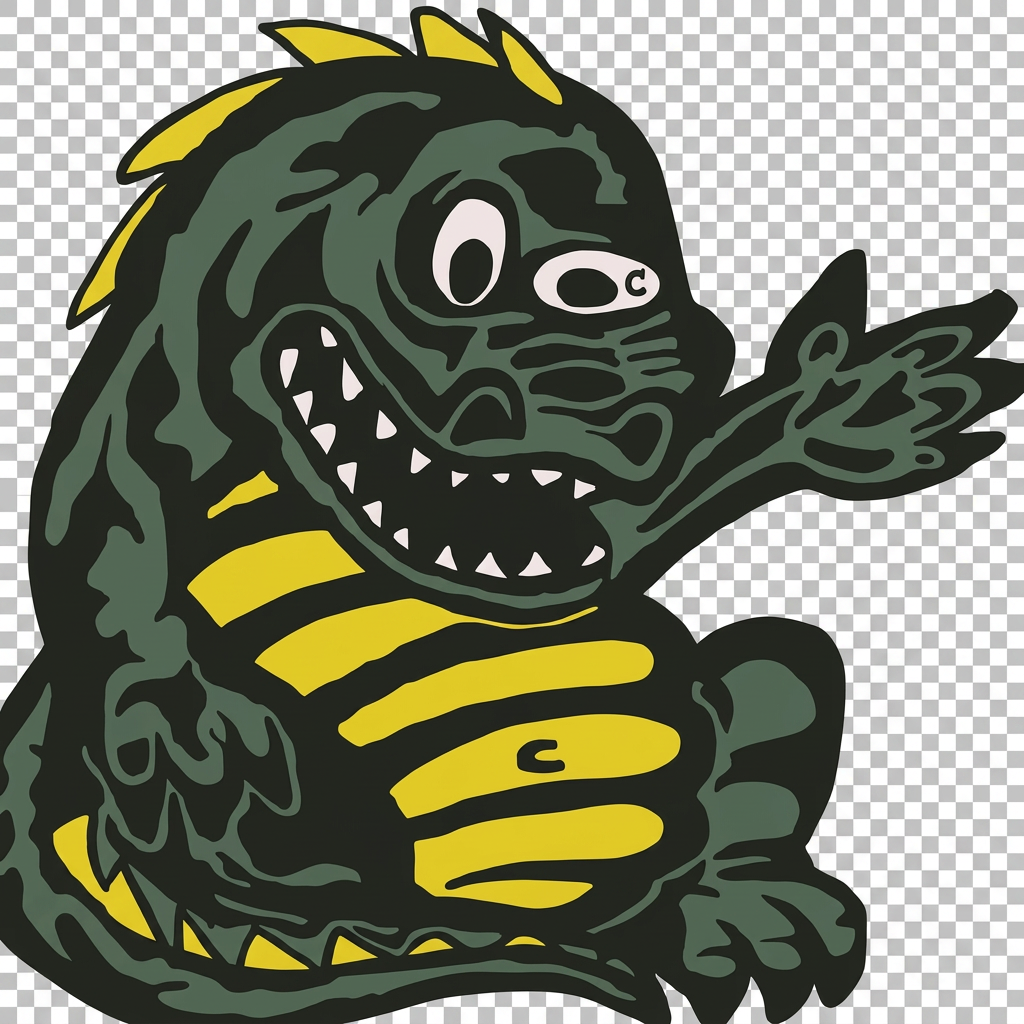 Crazy Gator mascot — click for chaos